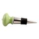 Green Black Crackle Ceramic Wine Stopper